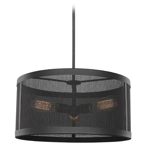 Visual Comfort Studio Collection Gereon Black LED Pendant by Visual Comfort Studio 6528503EN7-12