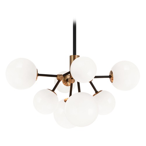 Matteo Lighting Novu Aged Gold LED Chandelier by Matteo Lighting C83008AGOP