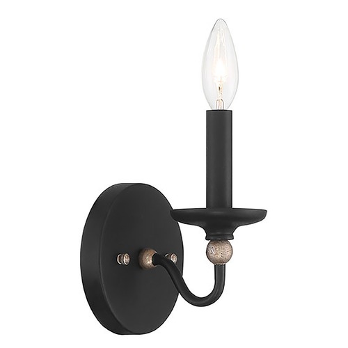 Minka Lavery Westchester County Sand Coal with Skyline Gold Leaf Sconce by Minka Lavery 1041-677