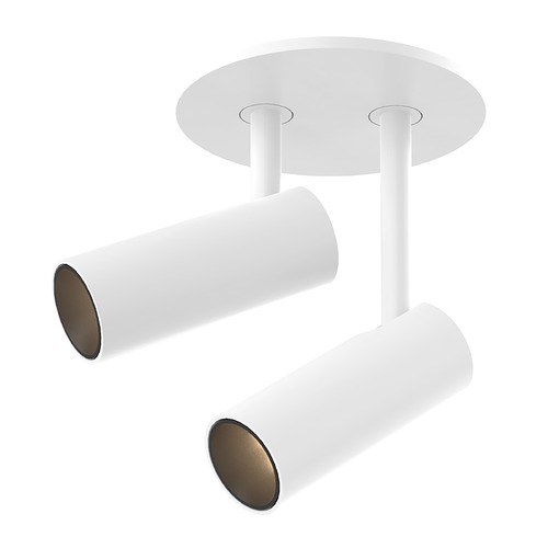 Kuzco Lighting Downey Double Head Ceiling Light in White by Kuzco Lighting SF15602-WH