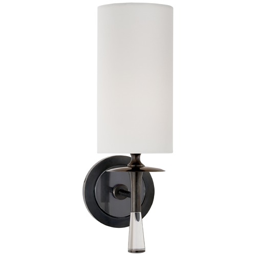 Visual Comfort Signature Collection Aerin Drunmore Single Sconce in Bronze by Visual Comfort Signature ARN2018BZCGL