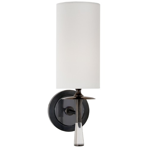 Aerin Drunmore Single Sconce in Bronze by Visual Comfort Signature