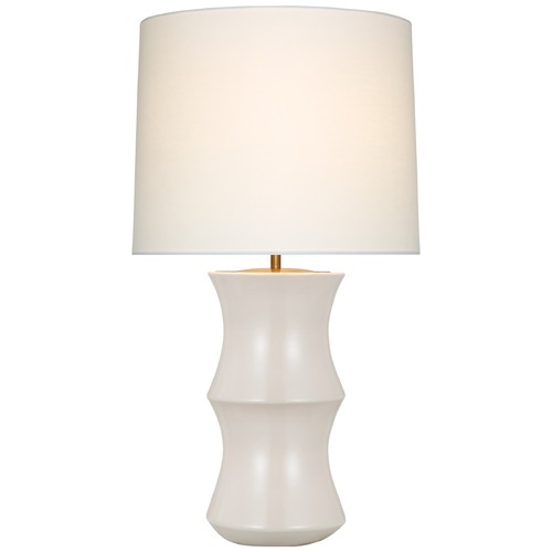 Visual Comfort Signature Collection Aerin Marella Medium Table Lamp in Ivory by Visual Comfort Signature ARN3661IVOL