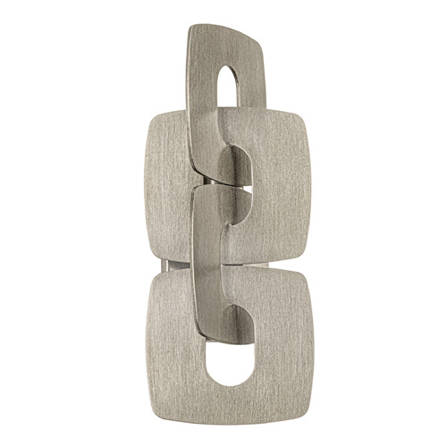 Corbett Lighting Corbett Lighting Trentino Stria Silver Leaf LED Sconce 514-02-SSL