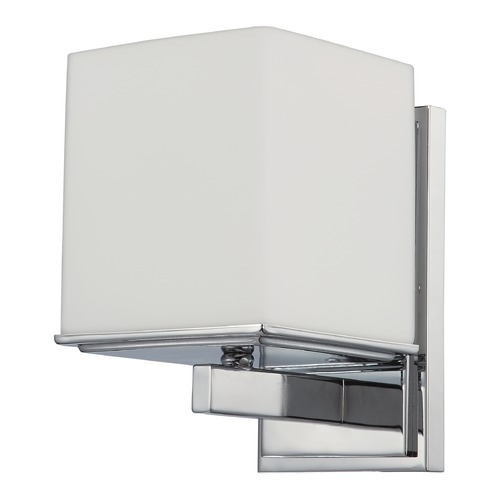 Bento Polished Chrome Sconce by Nuvo Lighting