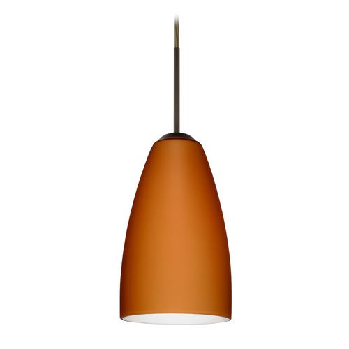 Besa Lighting Besa Lighting Riva Bronze LED Mini-Pendant Light 1JT-151180-LED-BR