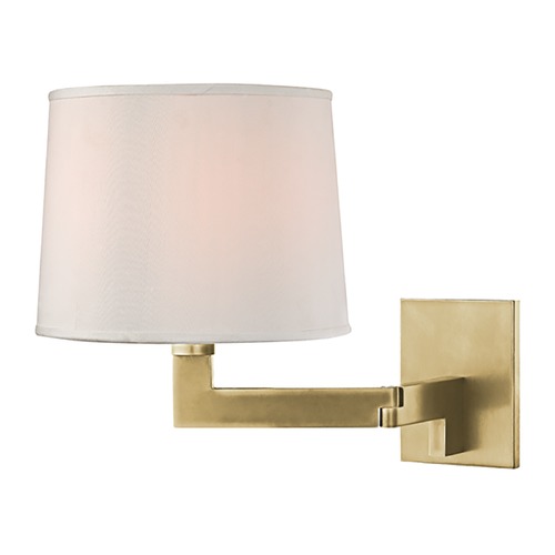 Fairport Aged Brass Sconce by Hudson Valley Lighting