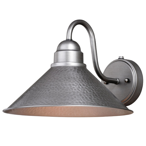 Vaxcel Lighting Outland Brushed Pewter Barn Light