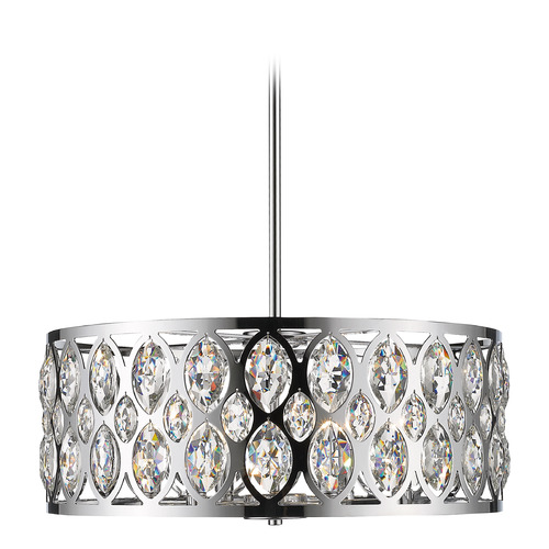 Z-Lite Dealey Chrome Pendant by Z-Lite 6010-24CH