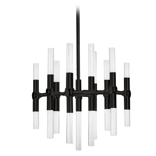 Turin Black Plating LED Chandelier by Kuzco Lighting
