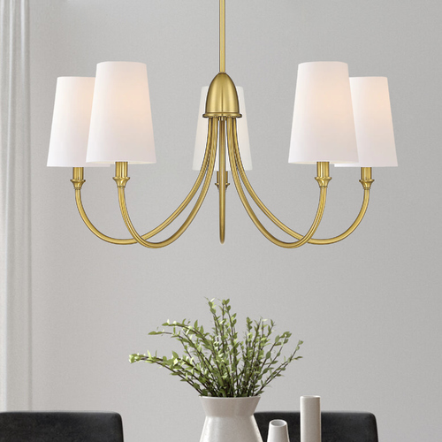 Savoy House Cameron 29-Inch Warm Brass Chandelier by Savoy House 1-2540-5-322