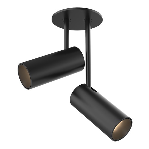 Downey Double Head Ceiling Light in Black by Kuzco Lighting