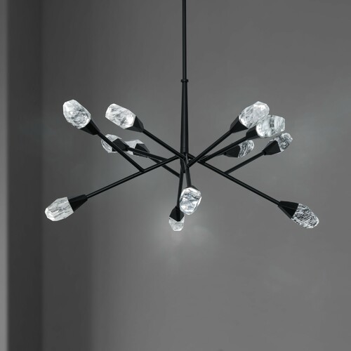 Synapse 31.50-Inch LED Pendant in Black by Schonbek Beyond