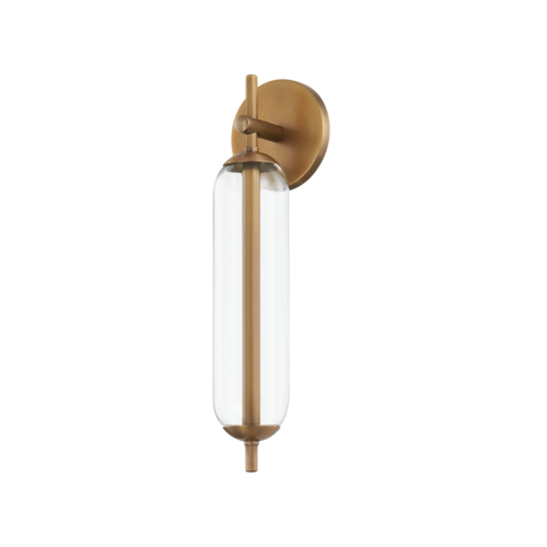 Troy Lighting Blaze Patina Brass LED Outdoor Wall Light
