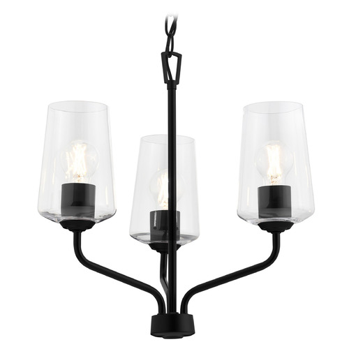 Progress Lighting Progress Lighting Celino Black Mini-Chandelier P400440-031