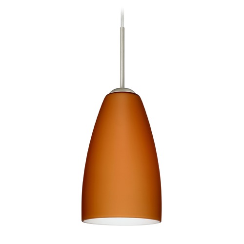 Besa Lighting Riva Satin Nickel LED Mini-Pendant Light
