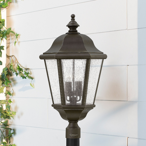 Edgewater 27.75-Inch Oil Rubbed Bronze Outdoor Wall Light by Hinkley Lighting