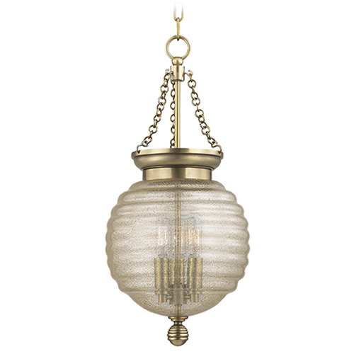 Hudson Valley Lighting Coolidge 3-Light Mini Pendant in Aged Brass by Hudson Valley Lighting 3210-AGB