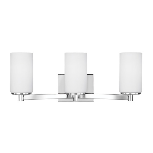 Hettinger Chrome Bathroom Light by Generation Lighting