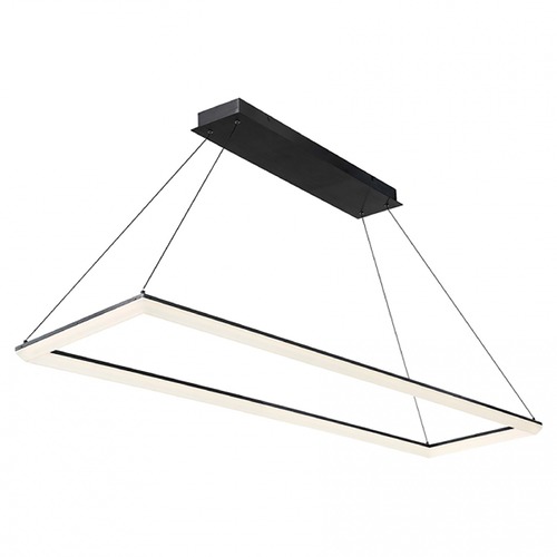 WAC Lighting Frame Black LED Pendant by WAC Lighting PD-29858-BK