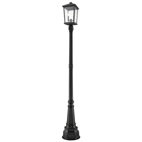 Beacon Black Post Light by Z-Lite