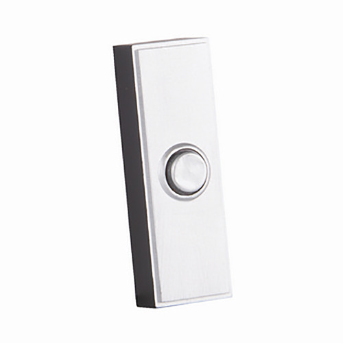 Craftmade Lighting Push Button Brushed Polished Nickel LED Doorbell Button by Craftmade Lighting PB5011-BNK