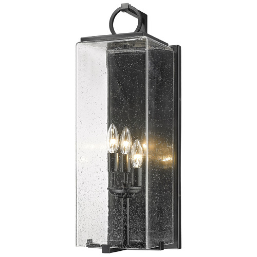 Sana Black Outdoor Wall Light by Z-Lite