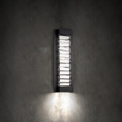 Echelon 18-Inch LED Crystal Wall Sconce in Black by Schonbek Beyond