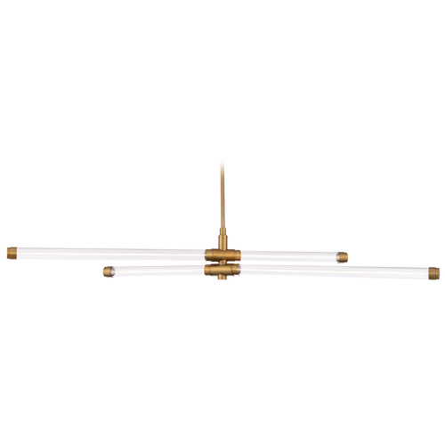WAC Lighting Jedi 44-Inch LED Pendant in Aged Brass by WAC Lighting PD-51344-AB