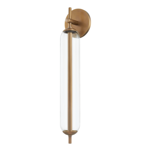 Troy Lighting Blaze Patina Brass LED Outdoor Wall Light