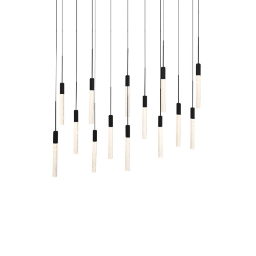 Magic 40-Inch 3000K LED Linear Pendant in Black by Modern Forms