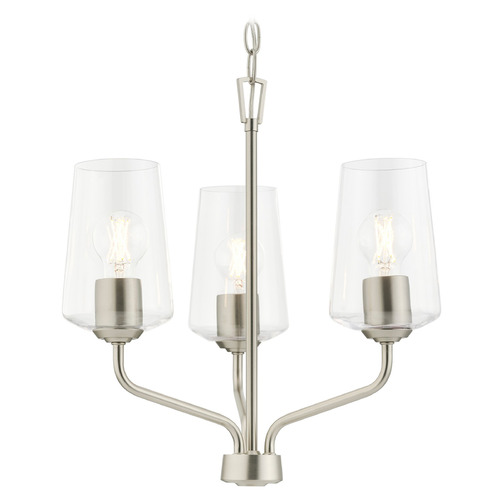 Progress Lighting Progress Lighting Celino Brushed Nickel Mini-Chandelier P400440-009