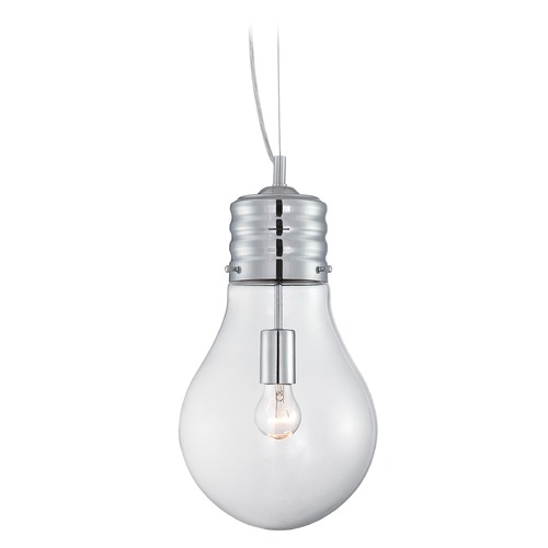 Bubba Chrome Pendant by Lite Source Lighting