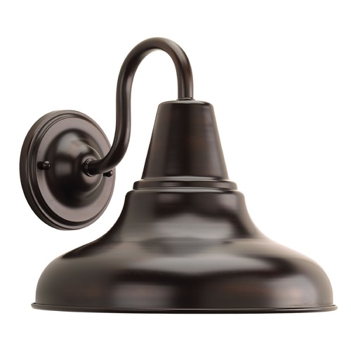 District LED Outdoor Barn Light in Bronze by Progress Lighting