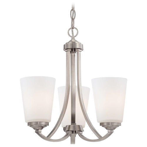 Overland Park Brushed Nickel Mini-Chandelier