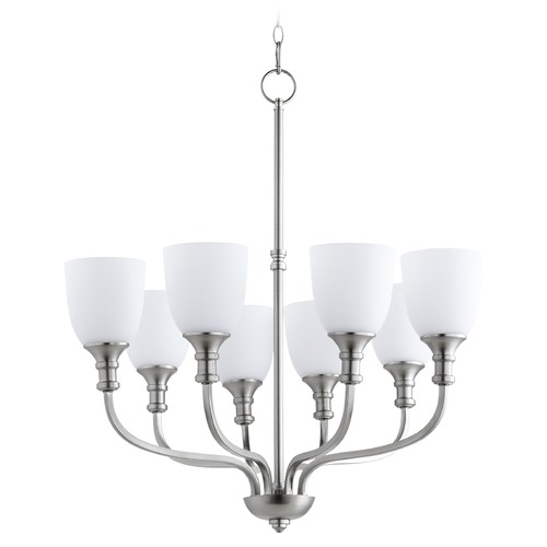 Richmond Satin Nickel Chandelier by Quorum Lighting