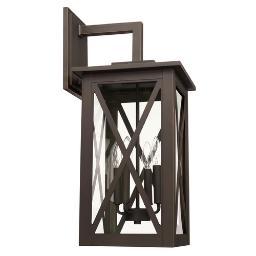 Avondale 25-Inch Outdoor Lantern in Oiled Bronze by Capital Lighting