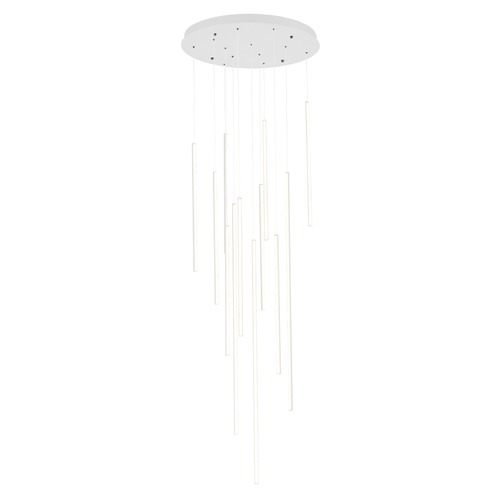 Chute White LED Multi-Light Pendant by Kuzco Lighting