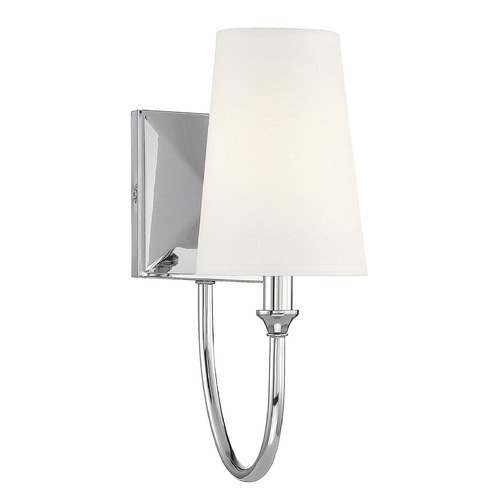 Cameron Polished Nickel Sconce by Savoy House