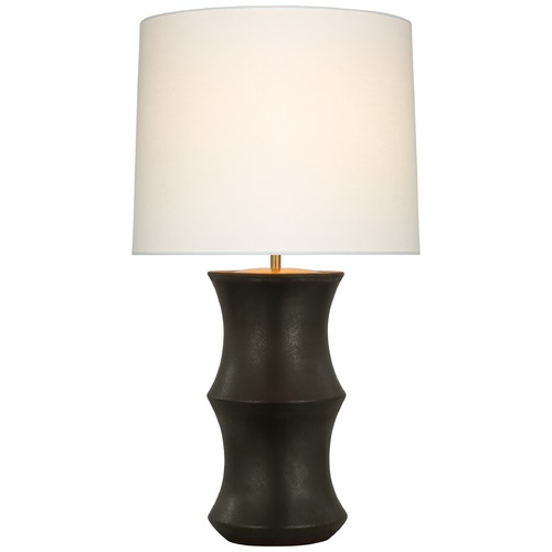 Visual Comfort Signature Collection Aerin Marella Table Lamp in Stained Black Metallic by Visual Comfort Signature ARN3661SBML