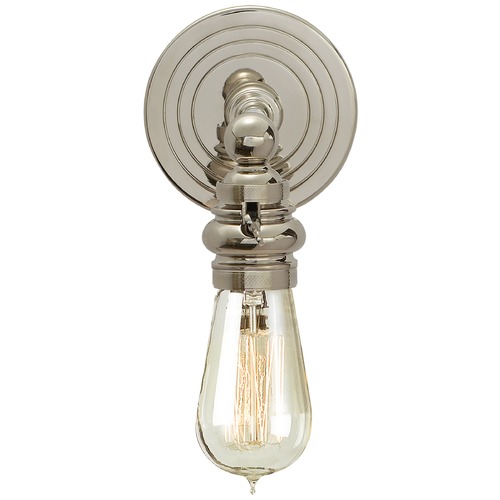 Visual Comfort Signature Collection E.F. Chapman Boston Sconce in Polished Nickel by Visual Comfort Signature SL2931PN