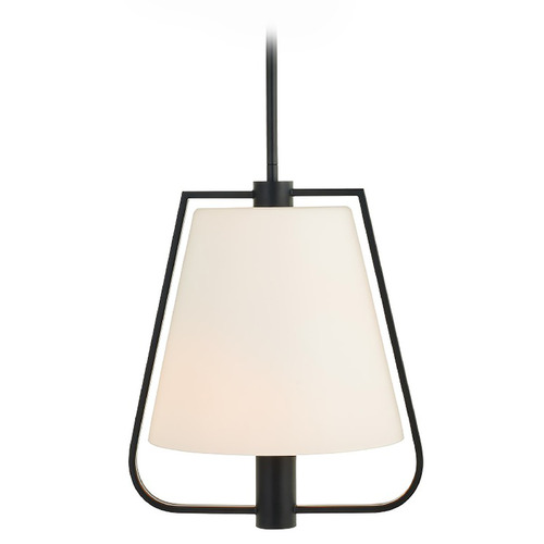 Kalco Lighting Marco Matte Black Pendant Light with Conical Shade