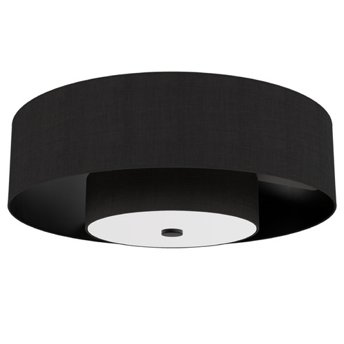 Hunter Fan Company Brookside Matte Black LED Ceiling Fan with Light
