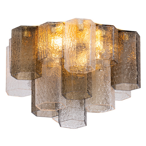 Corbett Lighting Helsinki Vintage Gold Leaf LED Flushmount Light