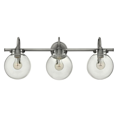 Congress 29.50-Inch Antique Nickel Bath Light by Hinkley Lighting