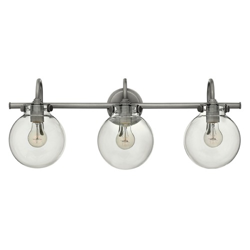 Hinkley Congress 29.50-Inch Antique Nickel Bath Light by Hinkley Lighting 50034AN