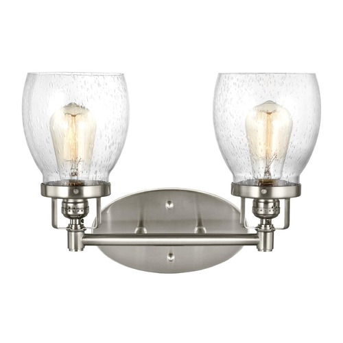 Generation Lighting Belton Bathroom Light in Brushed Nickel by Generation Lighting 4414502-962