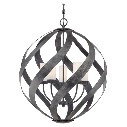 Blacksmith Pendant in Old Black by Quoizel Lighting
