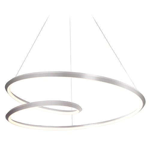 Ampersand Brushed Nickel LED Pendant by Kuzco Lighting