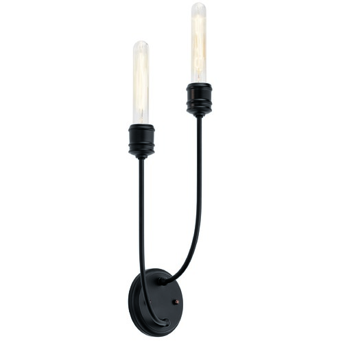 Kichler Lighting Hatton Black Wall Sconce by Kichler Lighting 52259BK